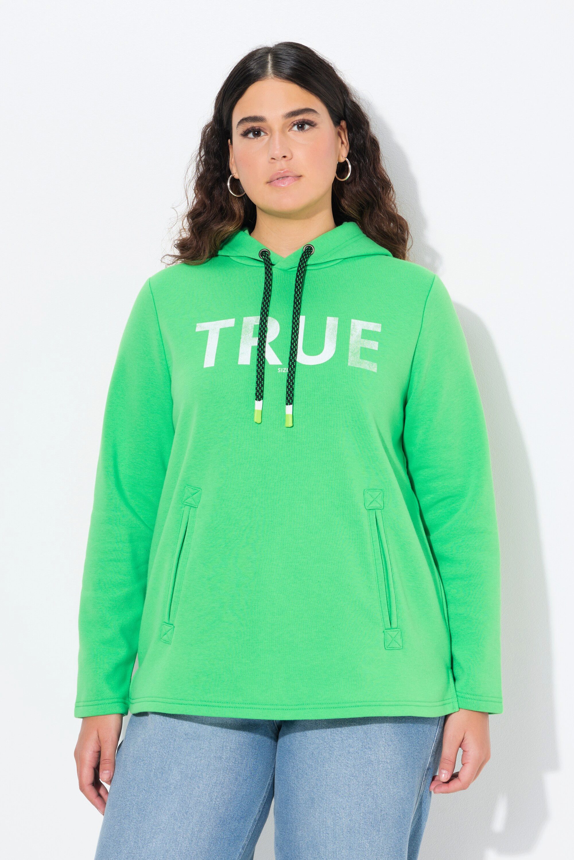 Ulla Popken Sweatshirt Hoodie True Kapuze günstig online kaufen
