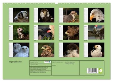 CALVENDO Wandkalender Jäger der Lüfte (Premium, hochwertiger DIN A2 Wandkalender 2023, Kunstdruck in Hochglanz)