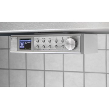 Soundmaster IR1500SI Küchenradio Internetradio Unterbauradio WLAN DAB+ Bluetooth Küchen-Radio (Internet, DAB+, UKW/FM, RDS Radio, 3 W, Internetradio, Netzwerk / DLNA kompatibel, Freisprechfunktion, DAB)