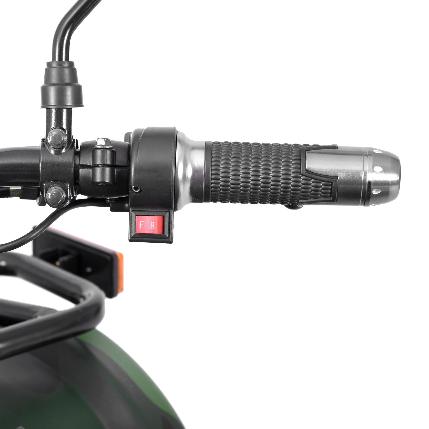 Hecht E-Quad with road approval 56155, 40 km/h, 1200W, 72V/20Ah battery, 46km range, tow hitch