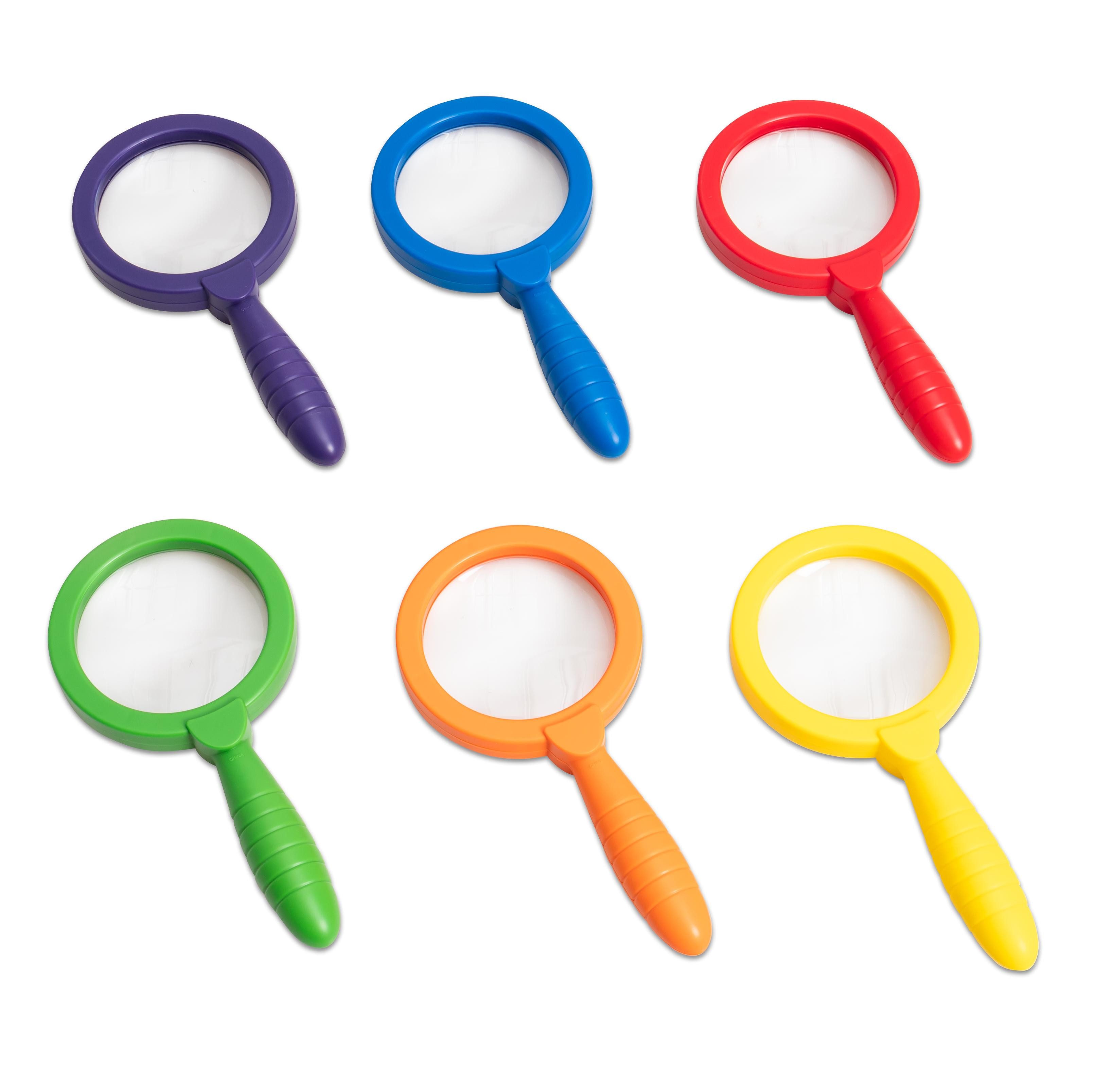 Betzold Handlupe Lupen, Regenbogenset, 6 Stück
