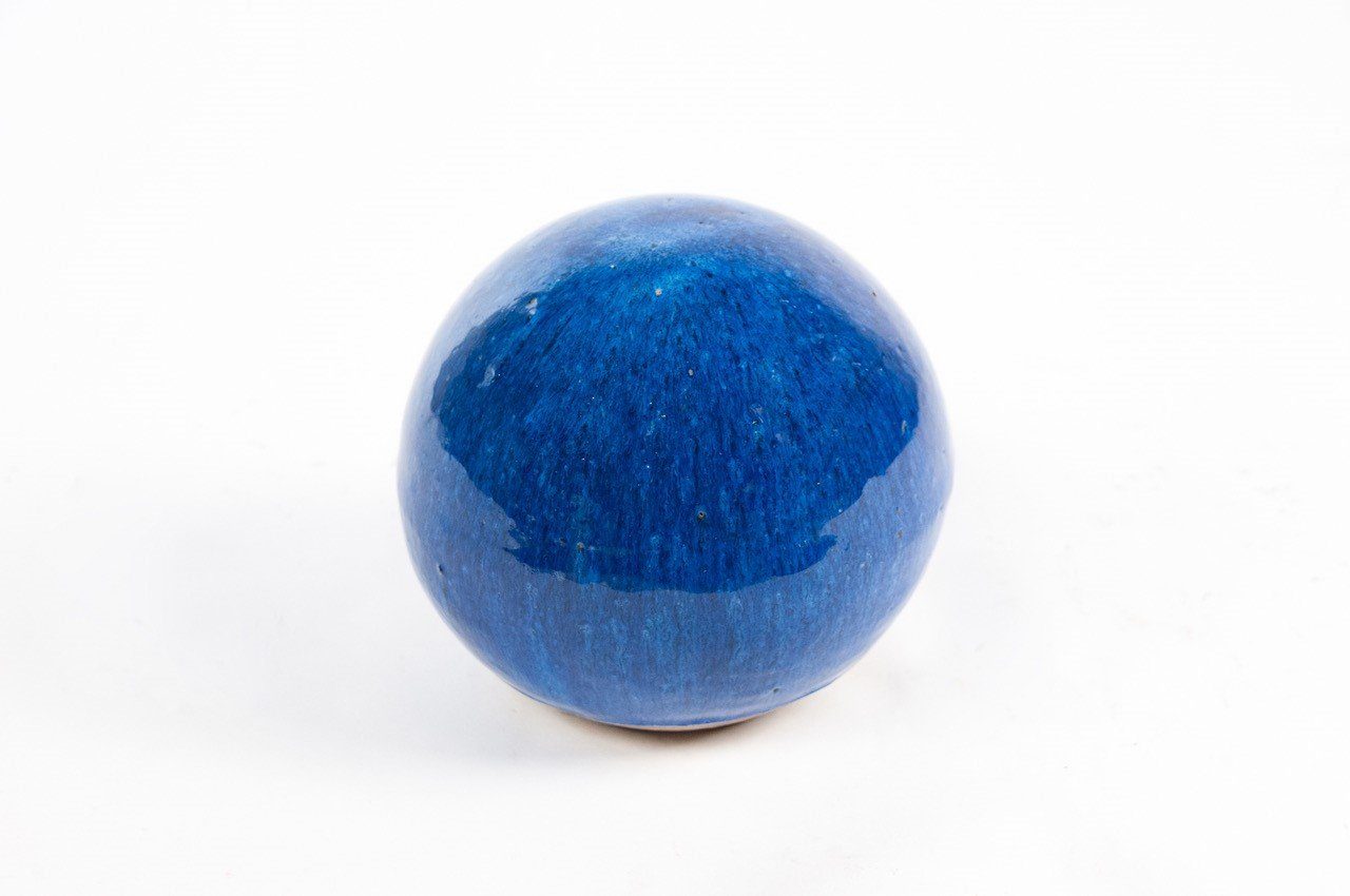 Kugel Frostfest Gartenkugel Teramico 28cm Rosenkugel Keramik, Blau Dekokugel 100%