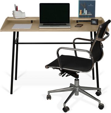 TemaHome Schreibtisch Ply, mit schönen Metallbeinen und ausreichenden Arbeitsplatz, sowie