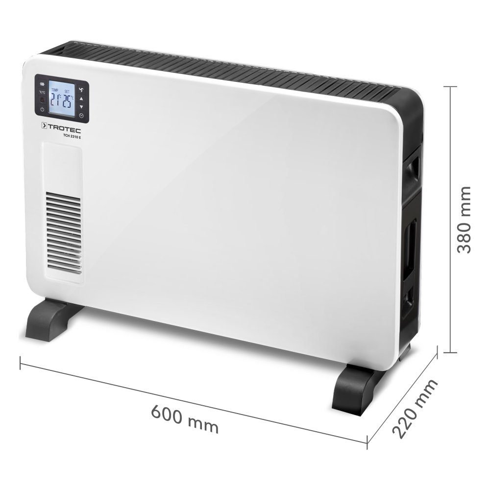 TROTEC Konvektor TCH 2310 E, 2300 W, Heizleistung für saubere, kondensfreie günstig online kaufen