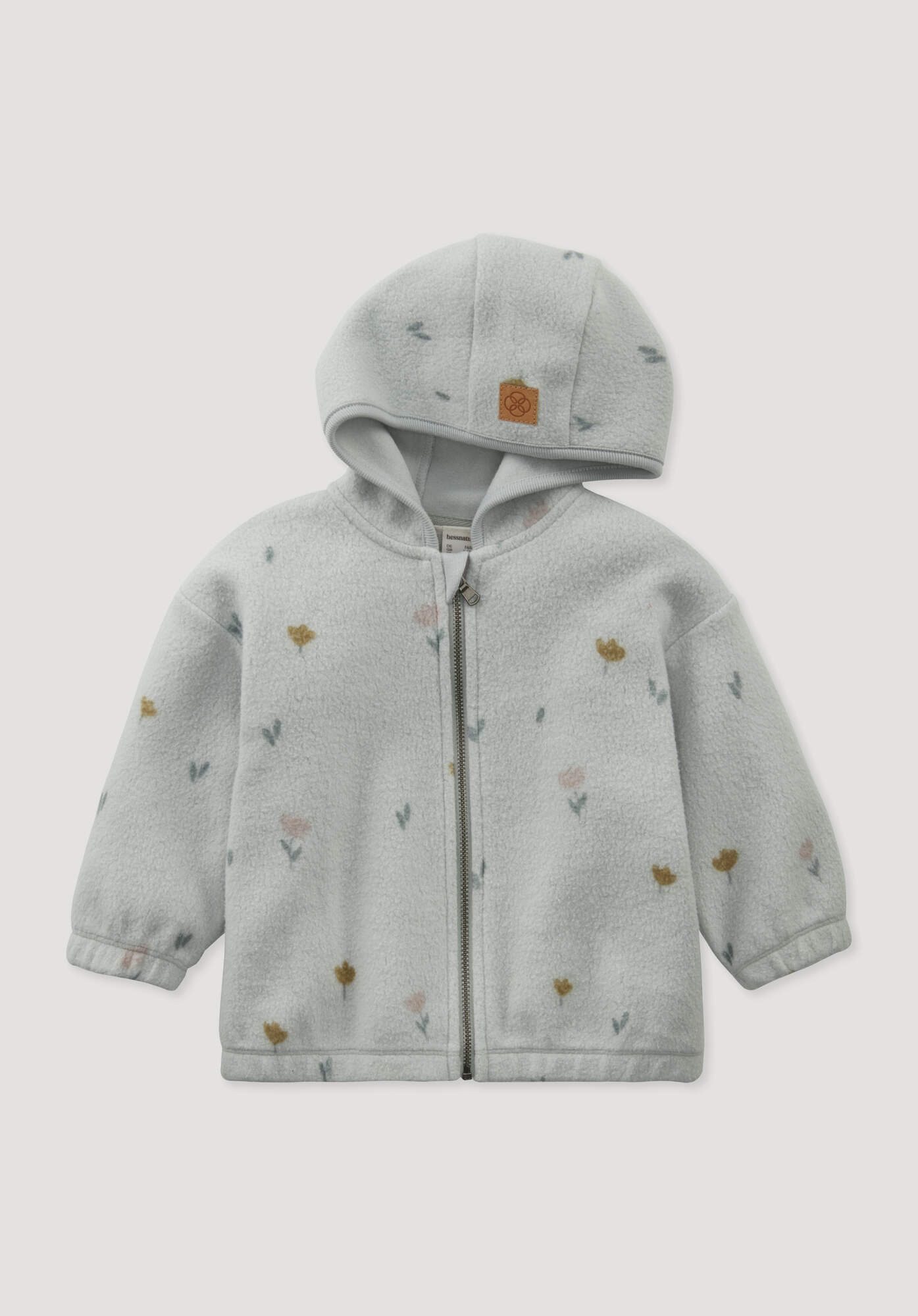 Hessnatur Fleecejacke reiner Bio-Baumwolle (1-St)