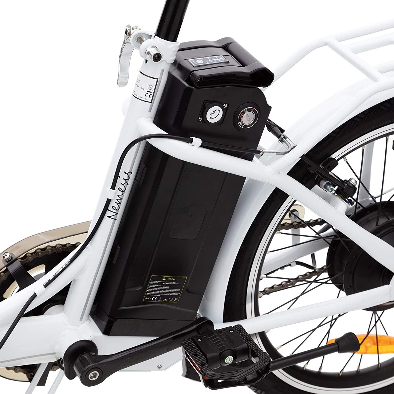 VECOCRAFT E-Bike Faltrad Nemesis 20 Zoll 6gang e-bike klapprad, 6 Gang, Kettenschaltung, Heckmotor, 288,00 Wh