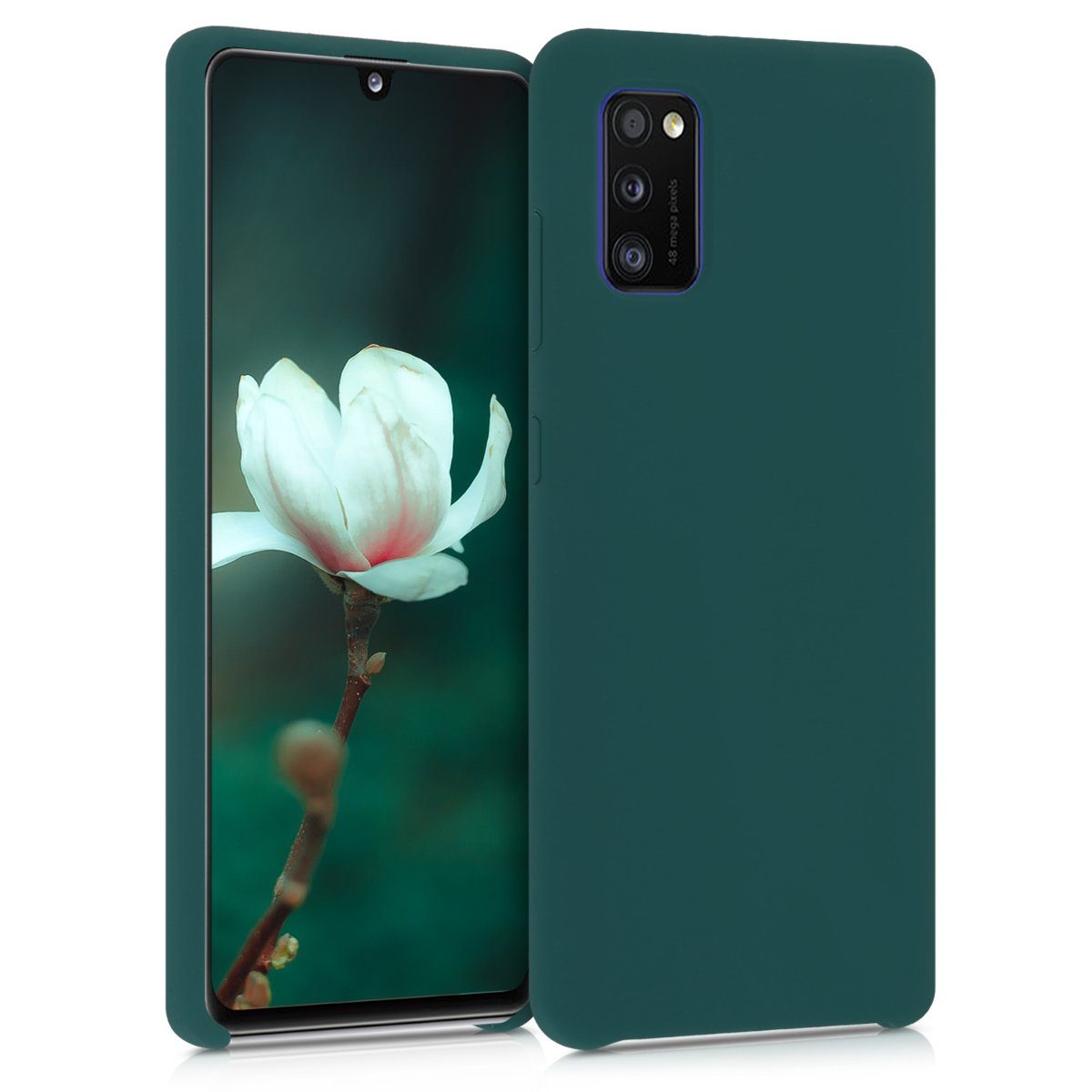 kwmobile Handyhülle Handyhülle für Samsung Galaxy A41 Hülle, Weiches Handy Silikon Case - Schutzhülle Cover