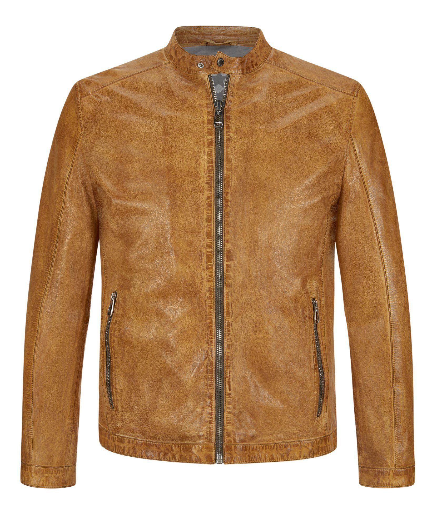 Milestone Lederjacke MSLacona aus Nappaleder im Vintage-Look günstig online kaufen