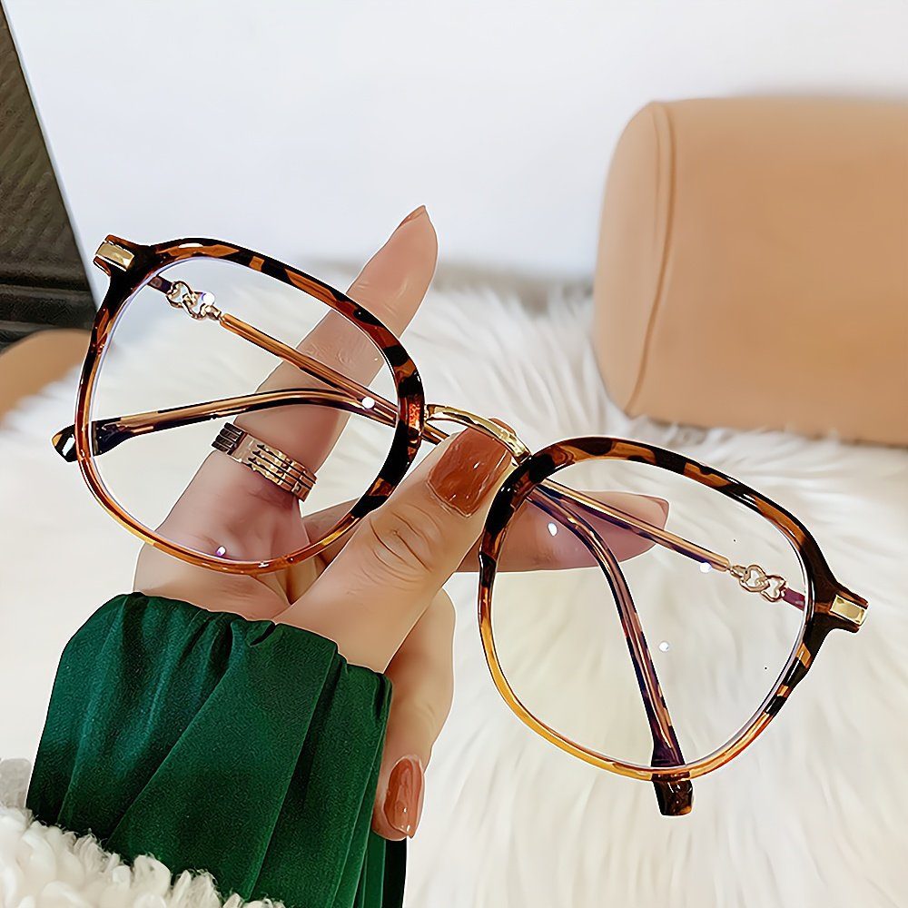 PACIEA Lesebrille Damen Blaulichtfilter Oversized Computer Gaming Schutz Anti-Müdigkeit