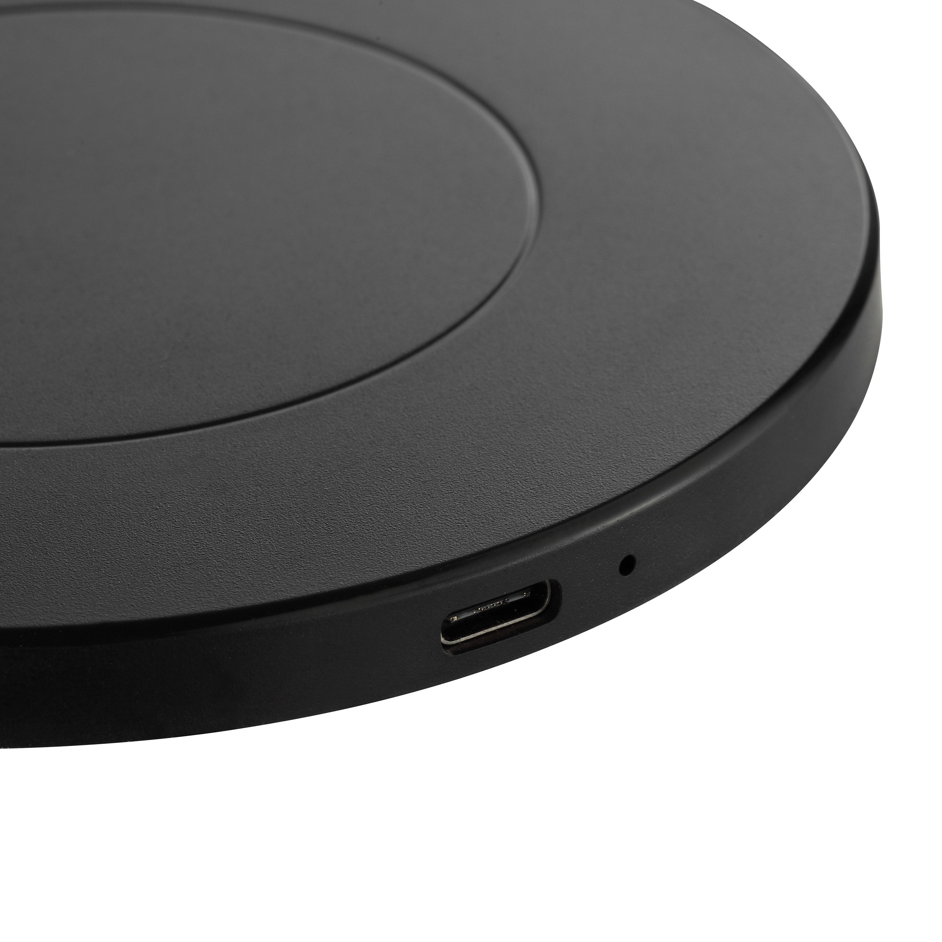 Brilliant Wireless Charger (1-tlg., Ø 12 cm, 150 cm Kabellänge, 15 W, USB)