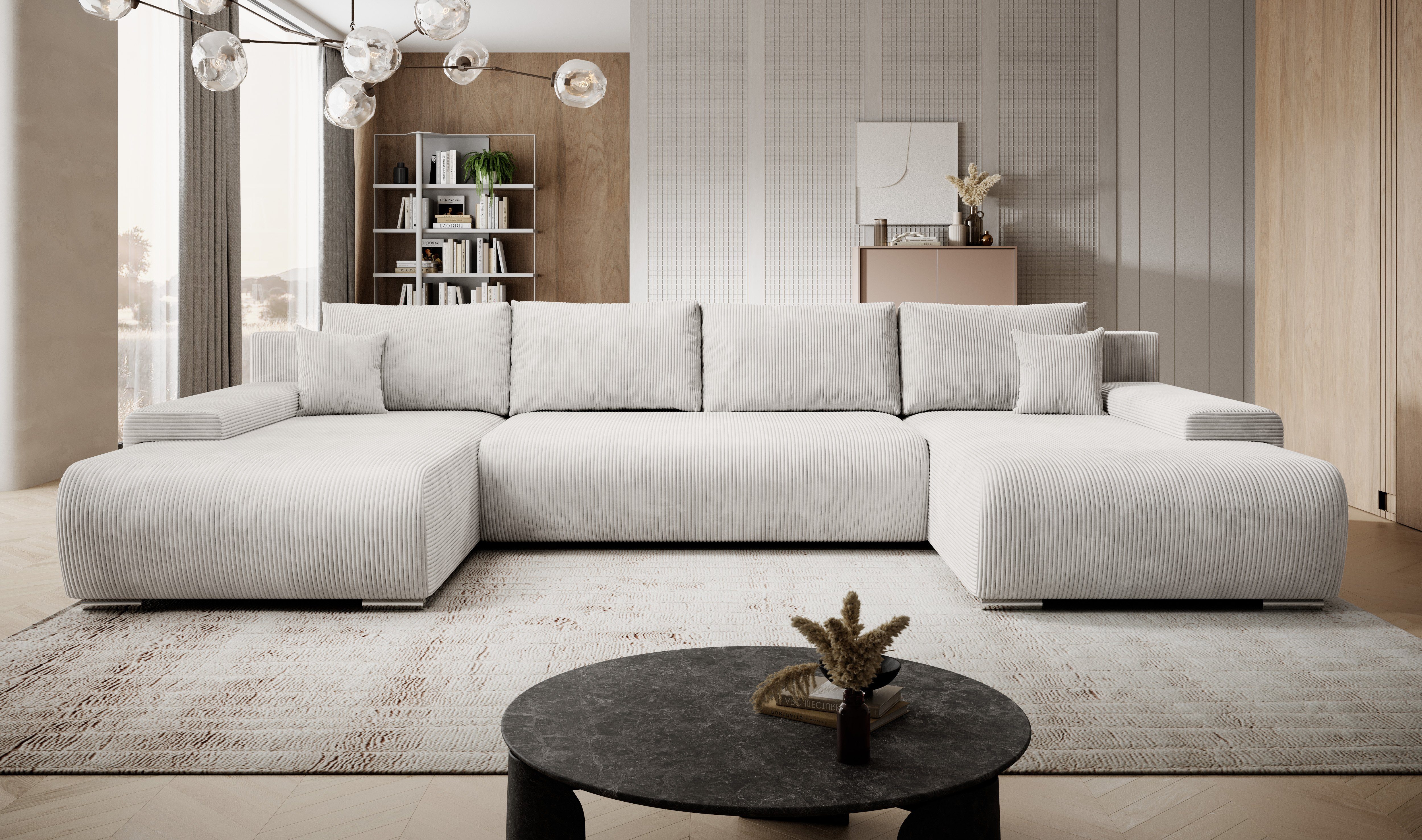 PROMETO Möbel Ecksofa Credo Ecksofa U-Form, günstig online kaufen