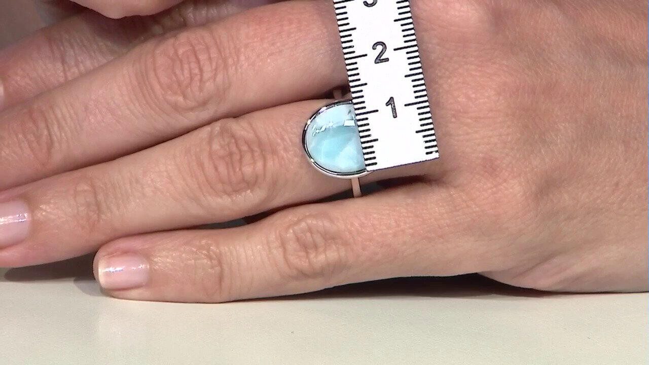 Cavill Solitärring Larimar Ring 4,94 ct Ovaler Cabochon 925er Silber Damen günstig online kaufen