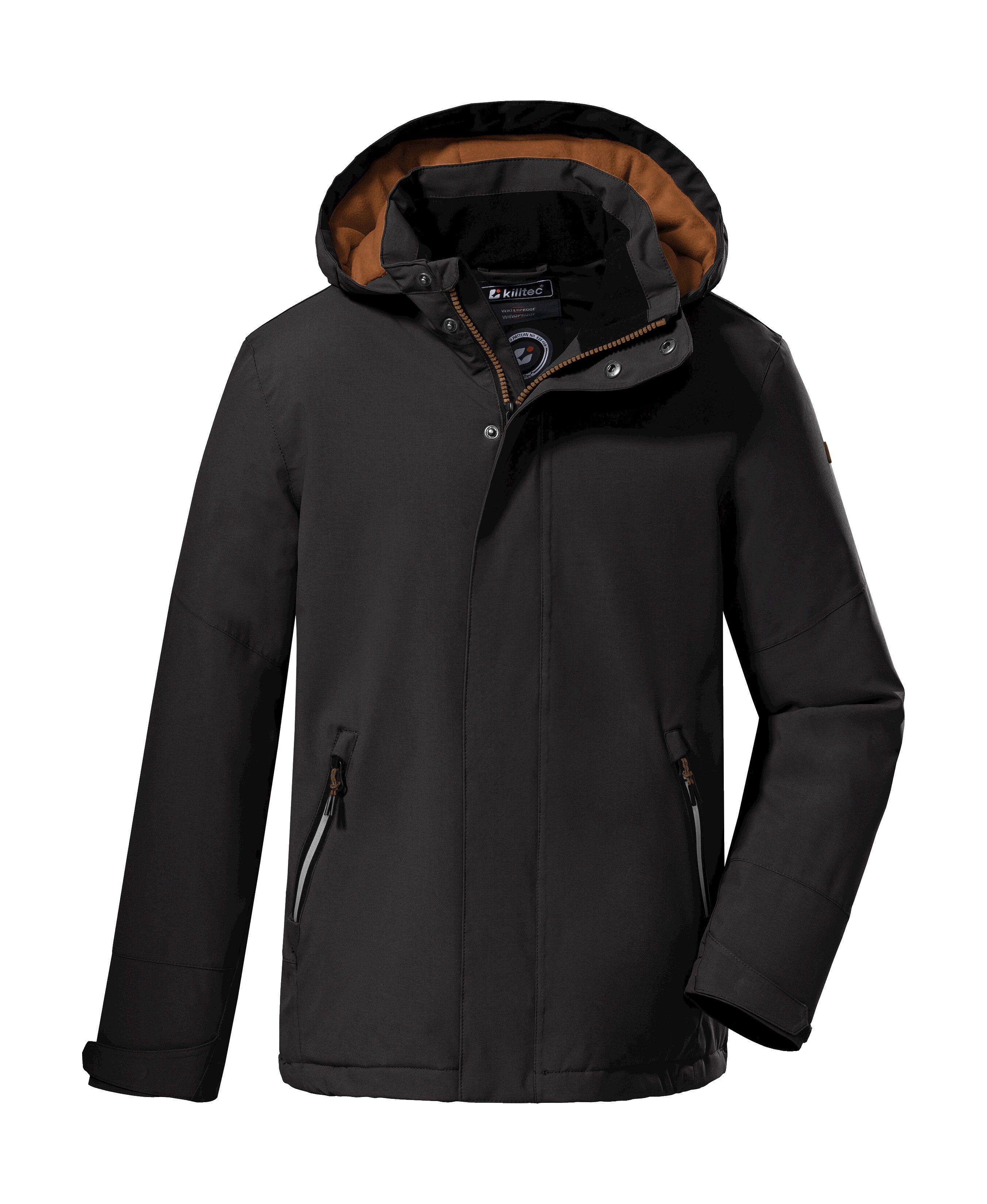 Killtec Outdoorjacke KOW 206 BYS JCKT Wasserdichte Winterjacke mit Fleece, regulierbarer Kapuze, Taschen