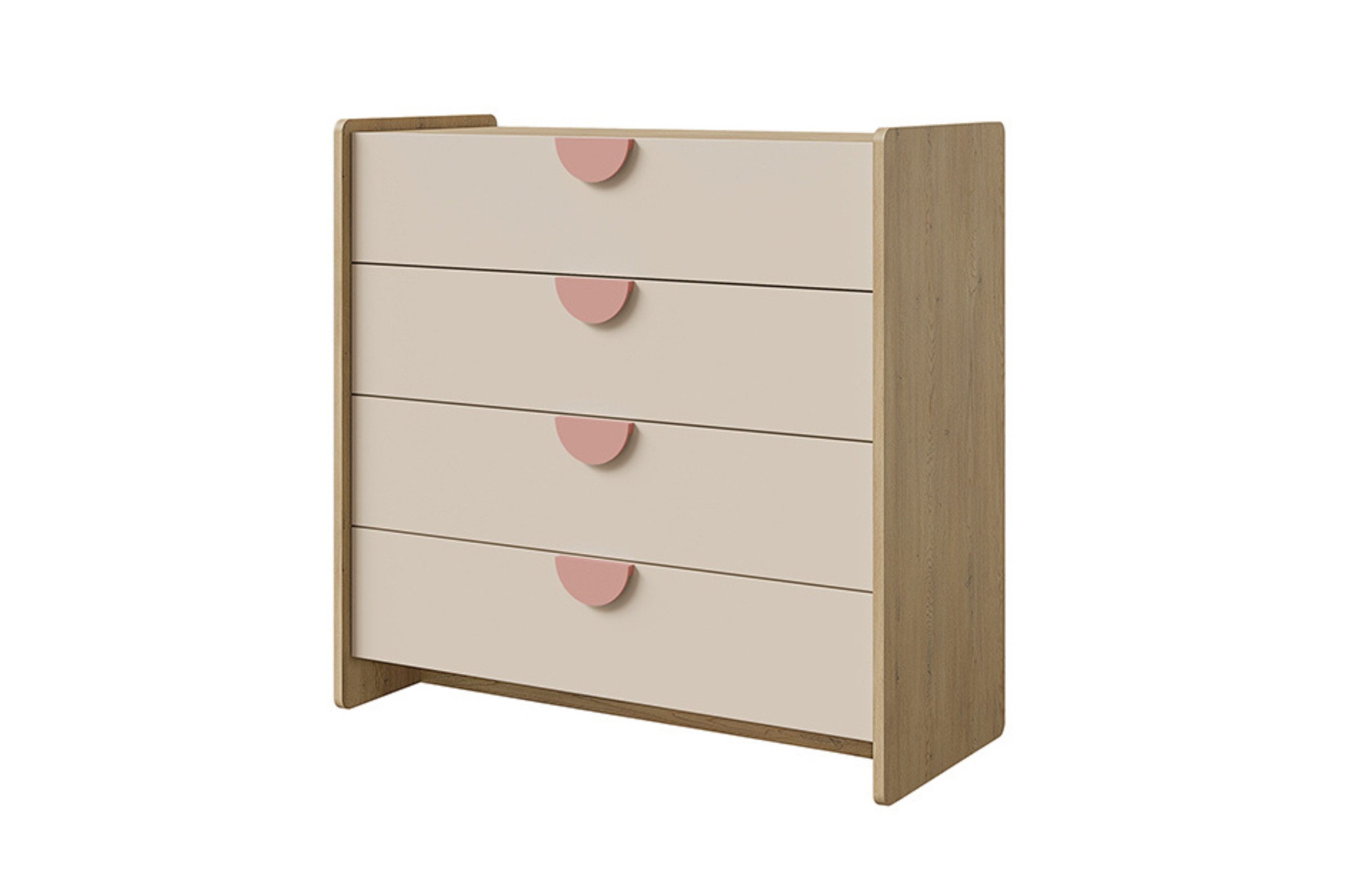 Deine Möbel 24 Kommode LEXO 10 Kinderzimmer mit 4 Schubladen, B/H/T 93x91x40 cm (Set, 1 St., ideal für Kinder & Jugendliche), Sideboard, LEXO - Kollektion