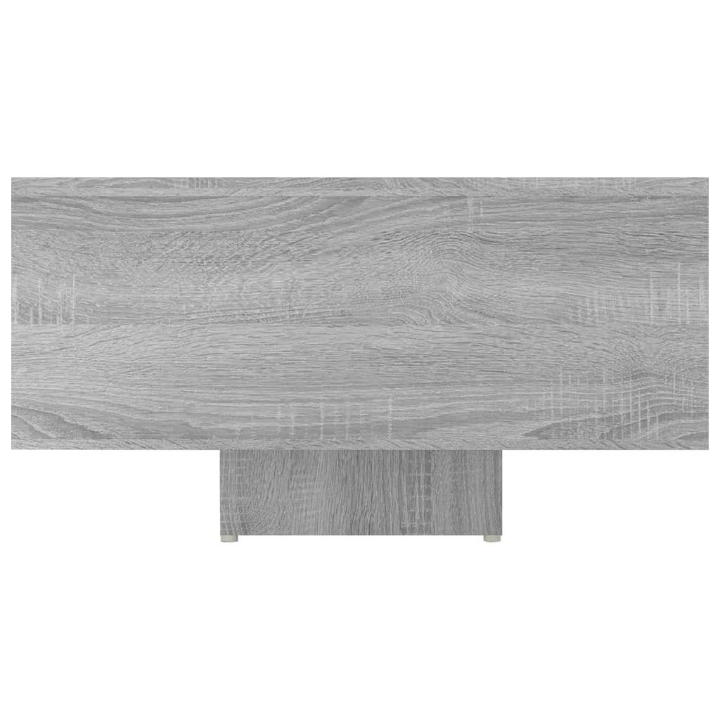 vidaXL Sonoma Sonoma Couchtisch Holzwerkstoff (1-St) Grau 85x55x31 Grau | Grau Couchtisch Sonoma cm