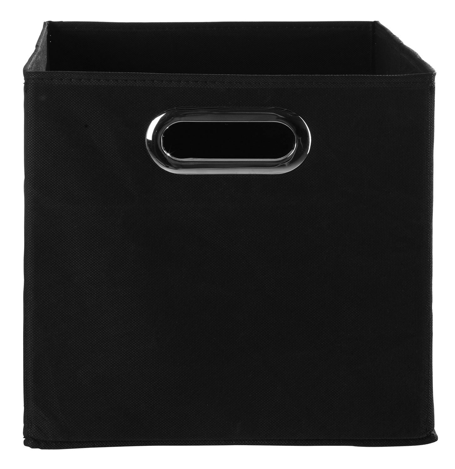 casa NOVA Aufbewahrungsbox ENNI, Vlies, Schwarz, mit Griff, B 27 cm x T 27 cm (6 St)