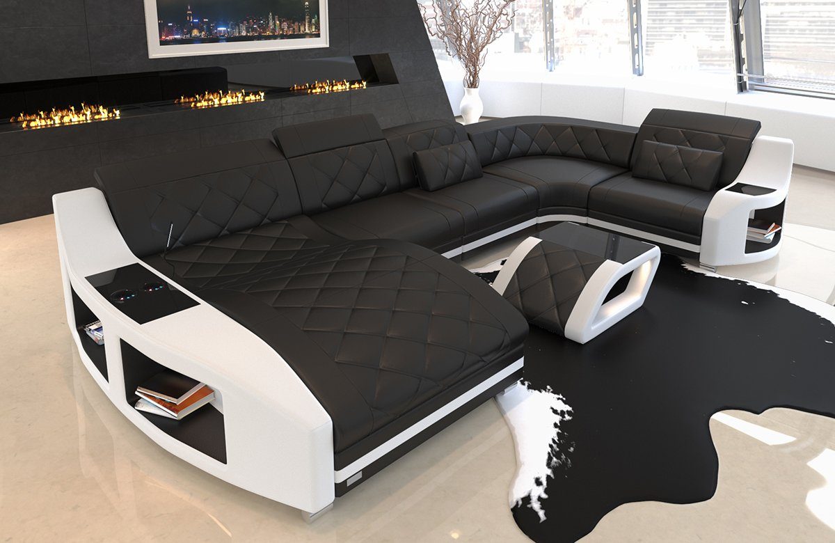 Sofa Dreams Wohnlandschaft Sofa Leder Swing günstig online kaufen