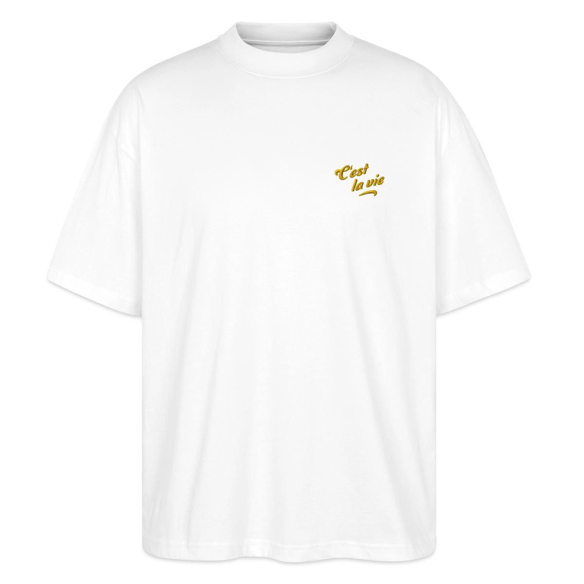 T-Shirt C'est La Vie Stick-Motiv Oversize Unisex T-Shirt