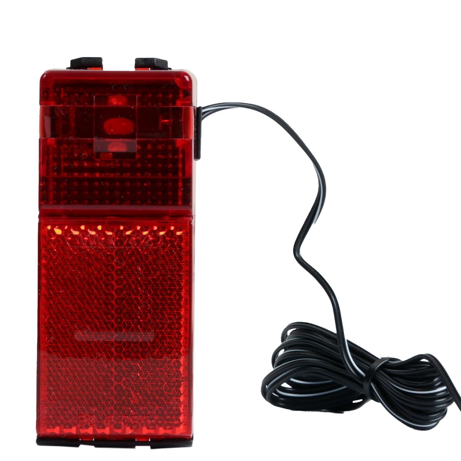 Filmer Fahrrad-Rücklicht Fahrrad LED Rücklicht für Dynamo Licht Hinten, Universal Fahrrad-Lampe StVZO Hinterbaustrebe Beleuchtung Reflektor