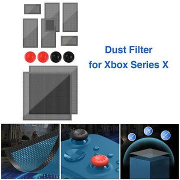 autolock Spielekonsolen-Zubehörset Anti Staub Filter Abdeckung Für Xbox Serie X Konsole Lüfter Staubdicht