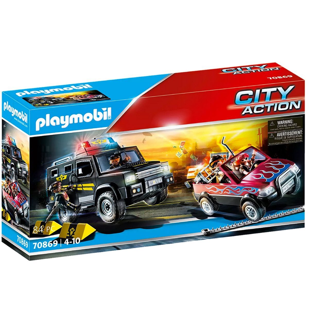 Playmobil® Spielwelt PLAYMOBIL® 70869 - City Action - Polizei, Verfolgung d günstig online kaufen