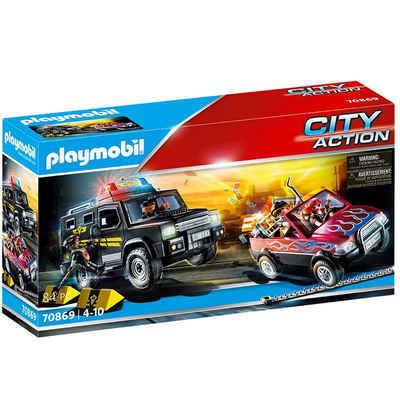 Playmobil® Spielwelt PLAYMOBIL® 70869 - City Action - Polizei, Verfolgung der Bankräuber