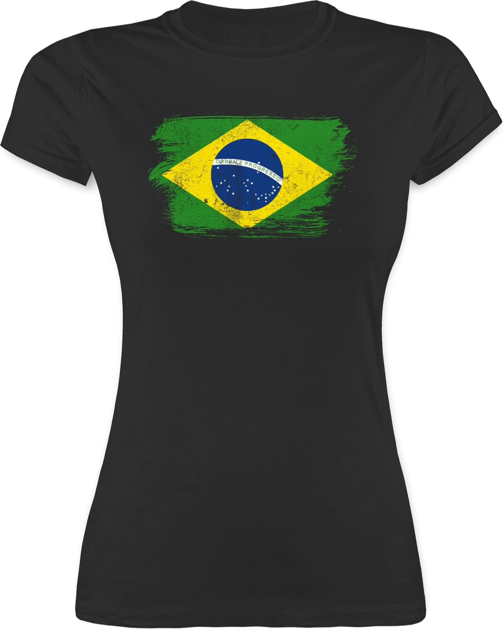 Shirtracer T-Shirt »Brasilien Vintage - Handball EM 2022 Trikot Ersatz -  Damen Premium T-Shirt« Handballer Geschenke online kaufen | OTTO
