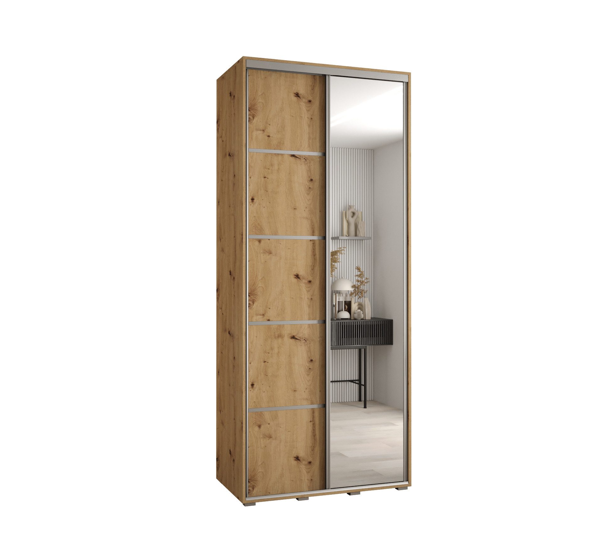 Beautysofa Kleiderschrank Moderner, eleganter Kleiderschrank mit günstig online kaufen