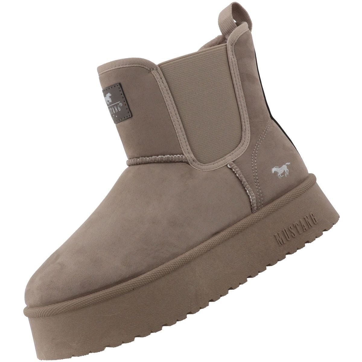 Mustang Shoes 15M0202003-taupe Stiefelette günstig online kaufen