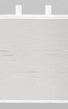 Scheibengardine Micaela, LYSEL®, (1 St), transparent, HxB 50x140cm