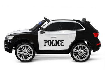 Kidix Elektro-Kinderauto Kinder Audi Q5 Polizei 2x 40W 12V 7Ah Kinderauto Elektroauto