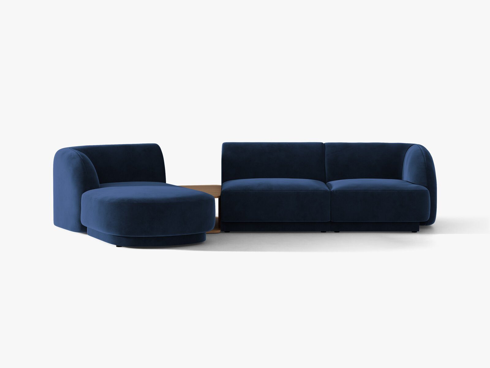 Micadoni Sofa Miley, modular mit Recamiere 3-Sitzer