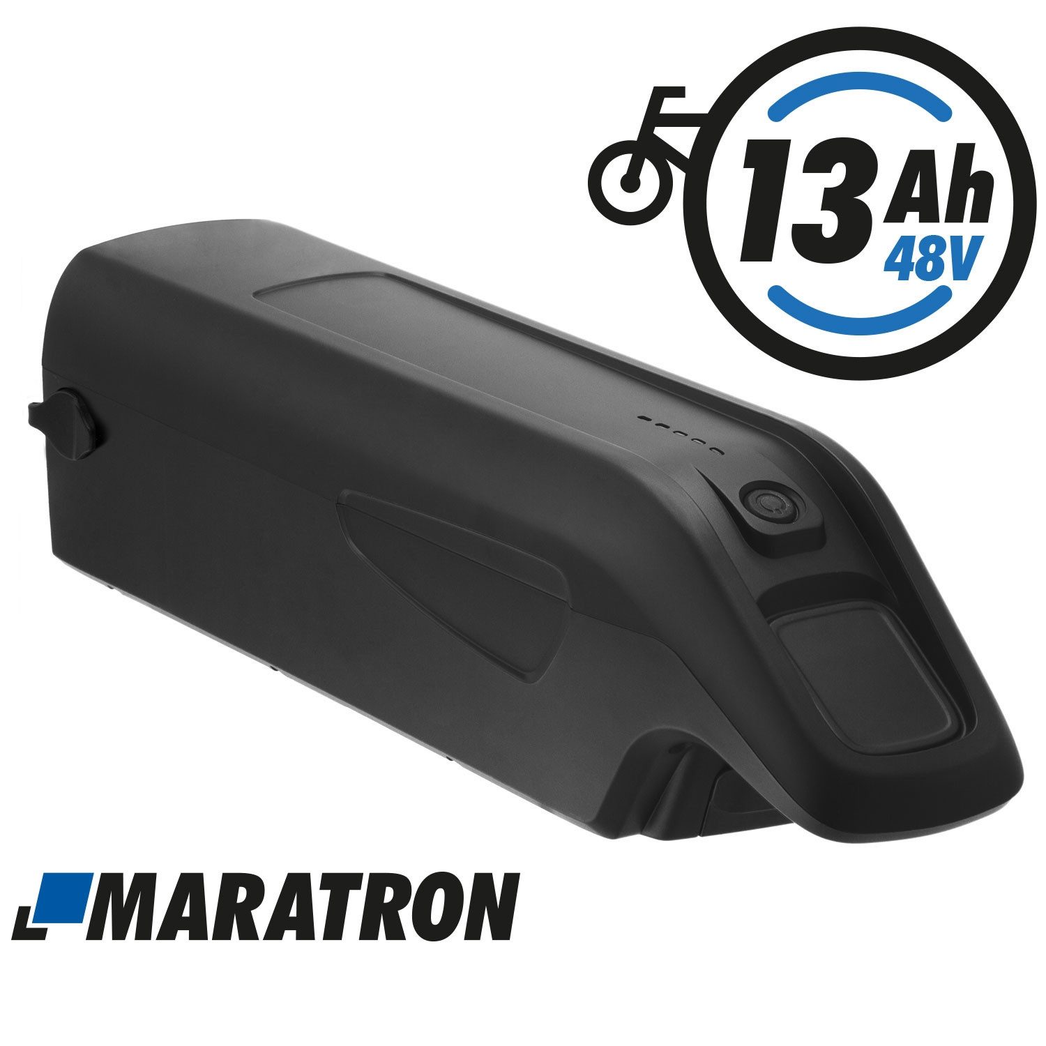 Maratron Ersatz- E-Bike Akku 12,8Ah (1 St), 48V CAN-BUS für AEG Downtube E-Bikes von u.a. Prophete - 12