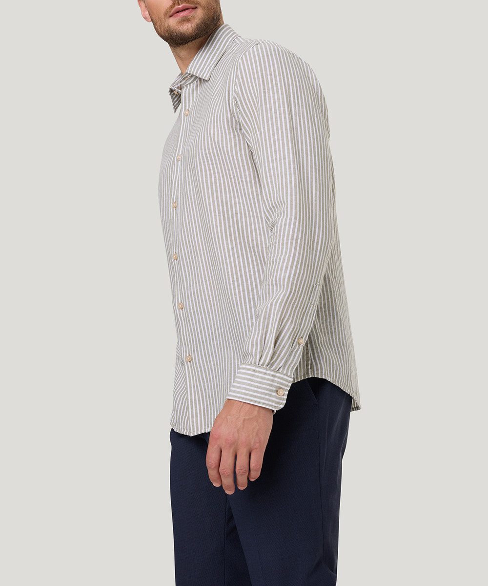 Pierre Cardin Langarmhemd "Kent,MF,TW106" mit Streifen Muster günstig online kaufen