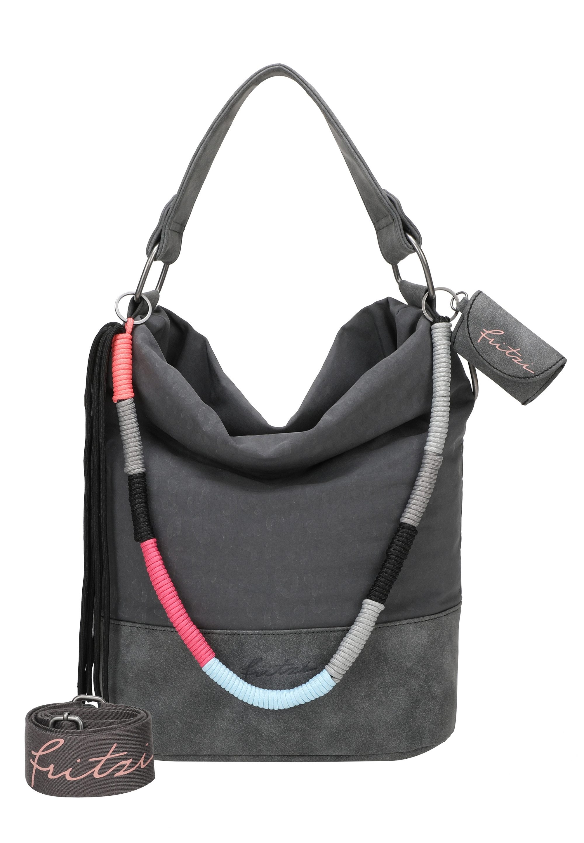 Fritzi aus Preußen Schultertasche Olga Limited Leo Rainbow, mit abnehmbarem Brillenetui