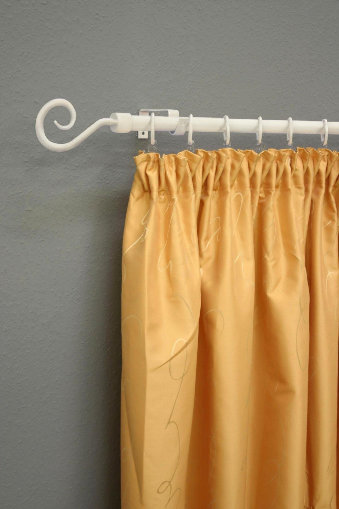 GARDINIA Gardinenstange Set Metall, Ø 16 mm, 1-läufig, ausziehbar, verschra günstig online kaufen