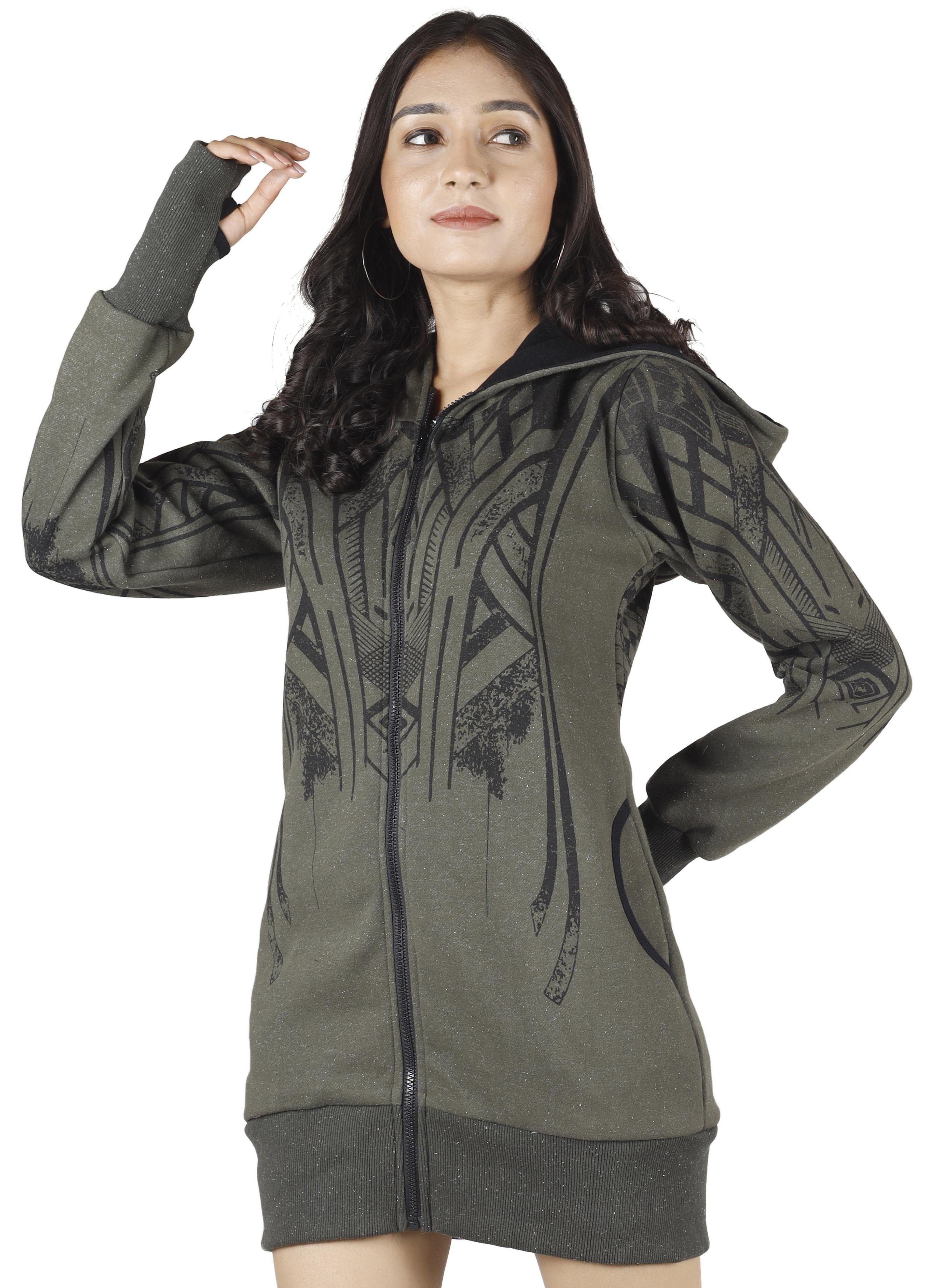 Guru-Shop Langjacke Goa Festival Jacke mit günstig online kaufen