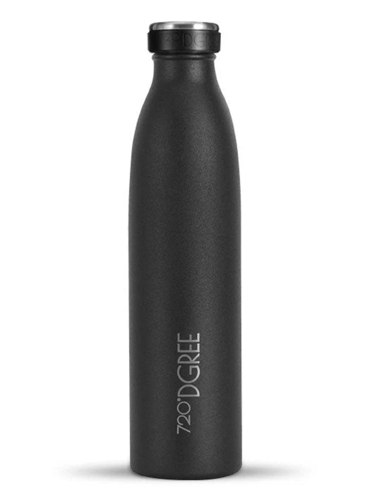 720°DGREE Trinkflasche Isolier Trinkflasche milkyBottle Edelstahl onyx black 0,75l