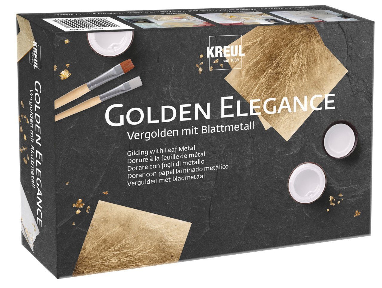 Kreul Bastelfarbe Kreul Golden Elegance Set Vergolden mit