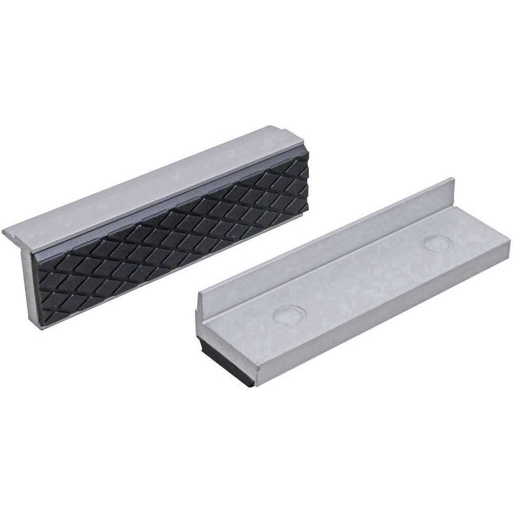 BERNSTEIN TOOLS FOR ELECTRONICS Schraubstock Schonbacken Alu/Gummi, mit Magnet 100mm, bestehend aus 2 9-900-S8100