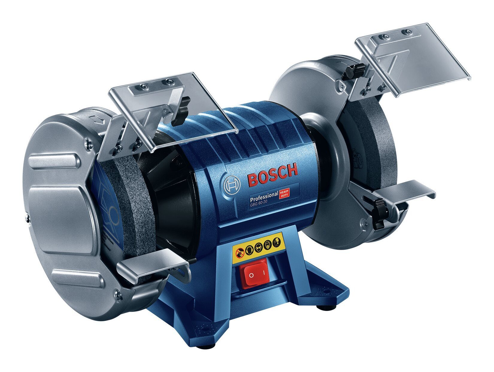 Bosch Professional Kombischleifer GBG 60-20, max. 3600 U/min, Doppelschleifmaschinen - im Karton