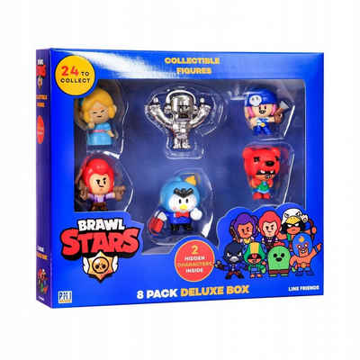 P.M.I Kids World Spielfigur BRW2070, (8-tlg), Set mit 8 Brawl Stars Sammelfiguren