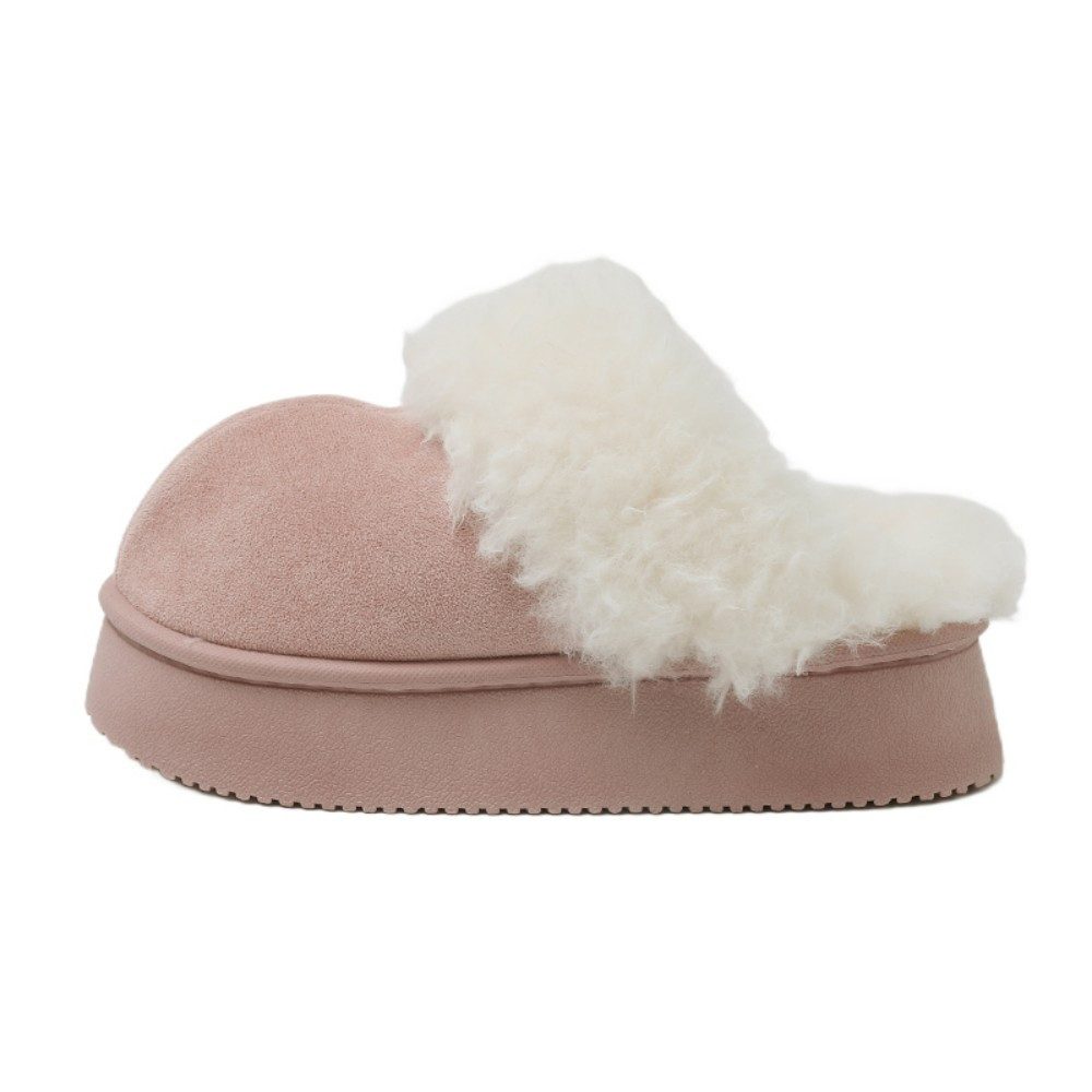 HUSK'SWARE Plüsch Домашняя обувь (Bequeme Warme Baumwoll-Hausschuhe – Rutschfeste Weiche Sohle) Warm, rutschfest, leicht und bequem für Herren & Damen