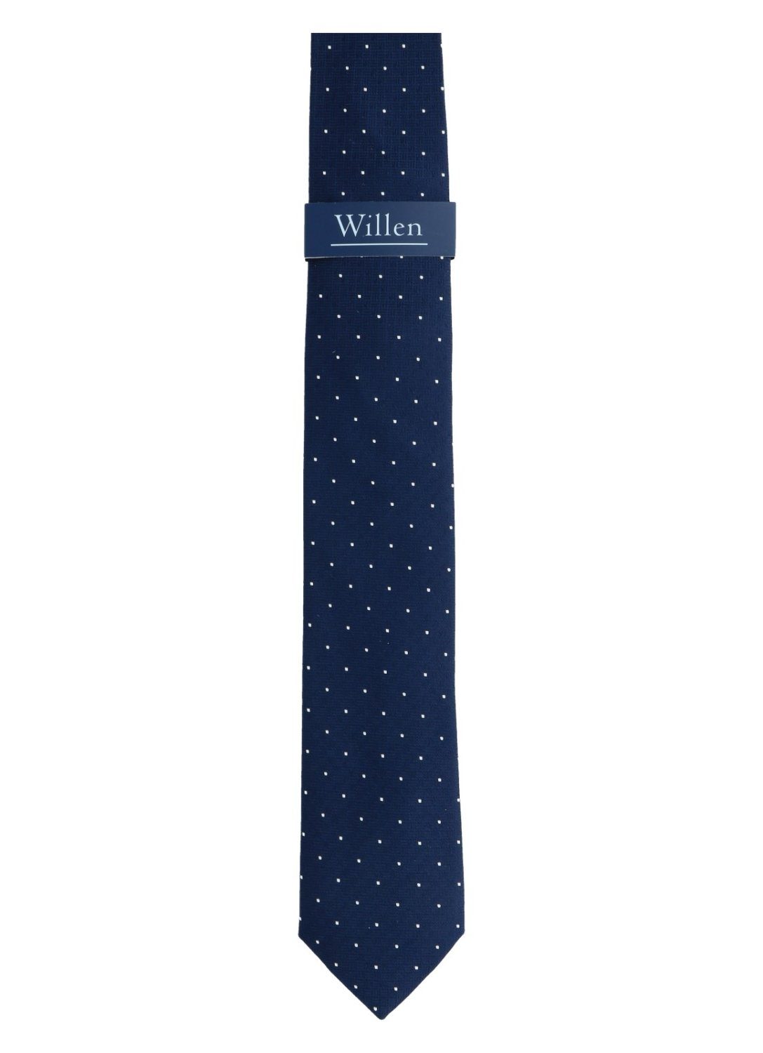 WILLEN Krawatte Willen blau Krawatte