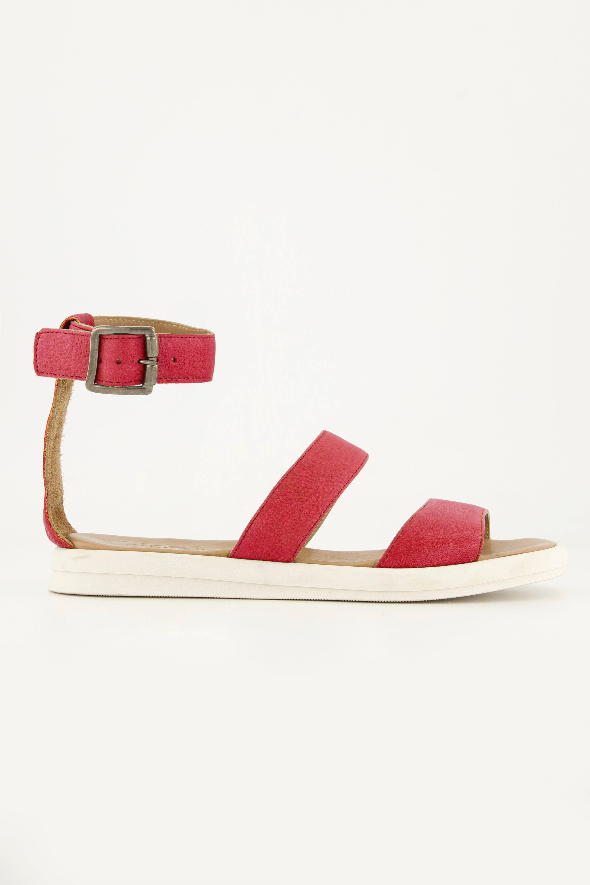 Ulla Popken Leder-Sandalen Nappaleder Fesselriemen Weite günstig online kaufen