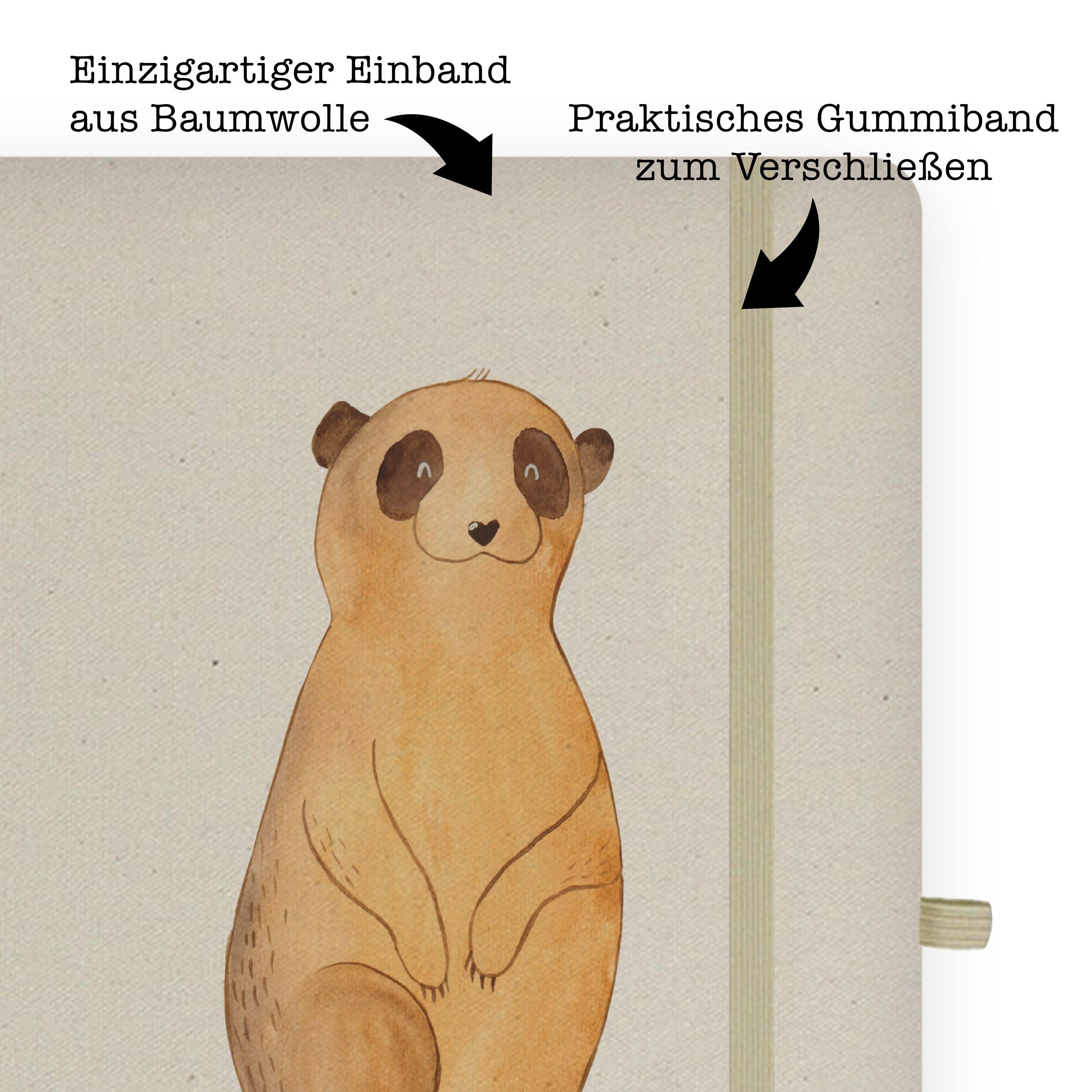 & Notizbuch Mrs. - Mr. Schreibheft, Panda Mrs. Mr. Transparent Panda & Erdmännchen Geschenk, Roadt - Skizzenbuch,