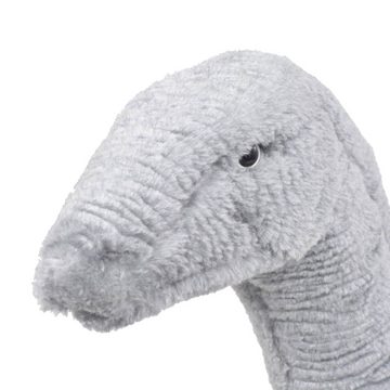 vidaXL Kuscheltier Stofftier Kuscheltier Plüschtier Stehend Brachiosaurus Dinosaurier Gra