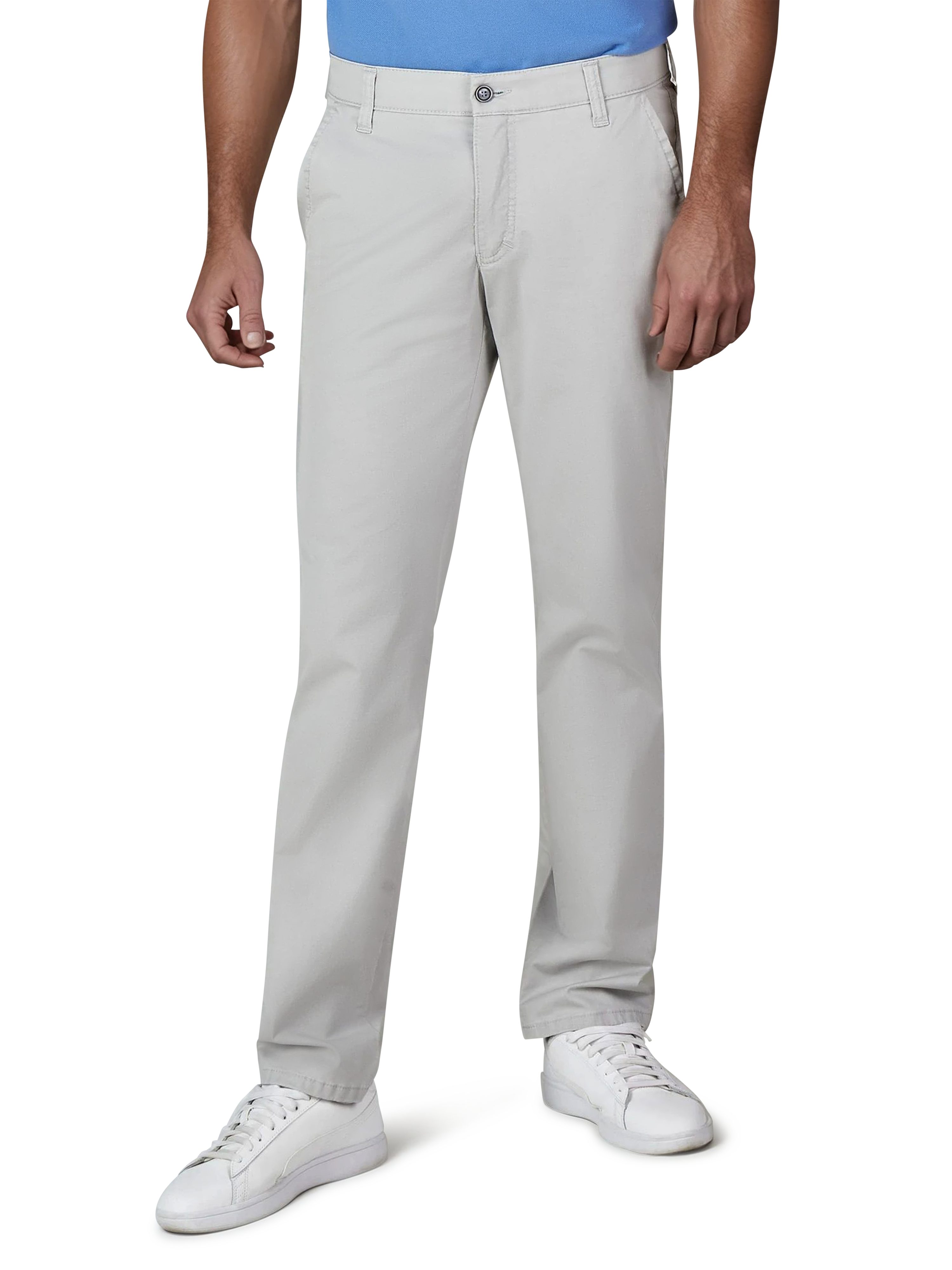 Chinohose Chino/Flat Front Hose GARVEY 7323 - hellgrau - Herrenhose - 50