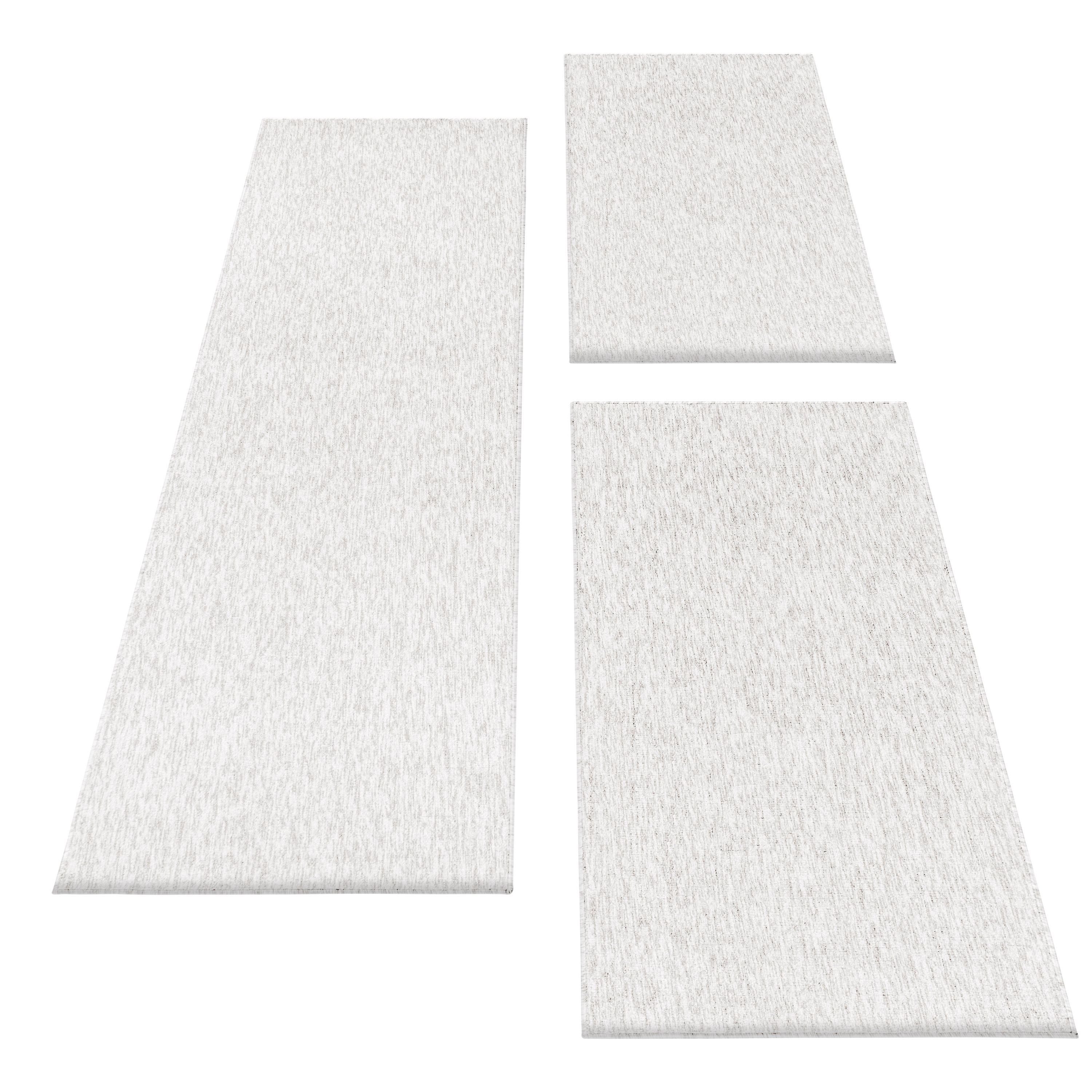 SIMPEX24 Kurzflor-Bettumrandung Unicolor - Einfarbig, Höhe 7 mm, (Bett-Set, günstig online kaufen