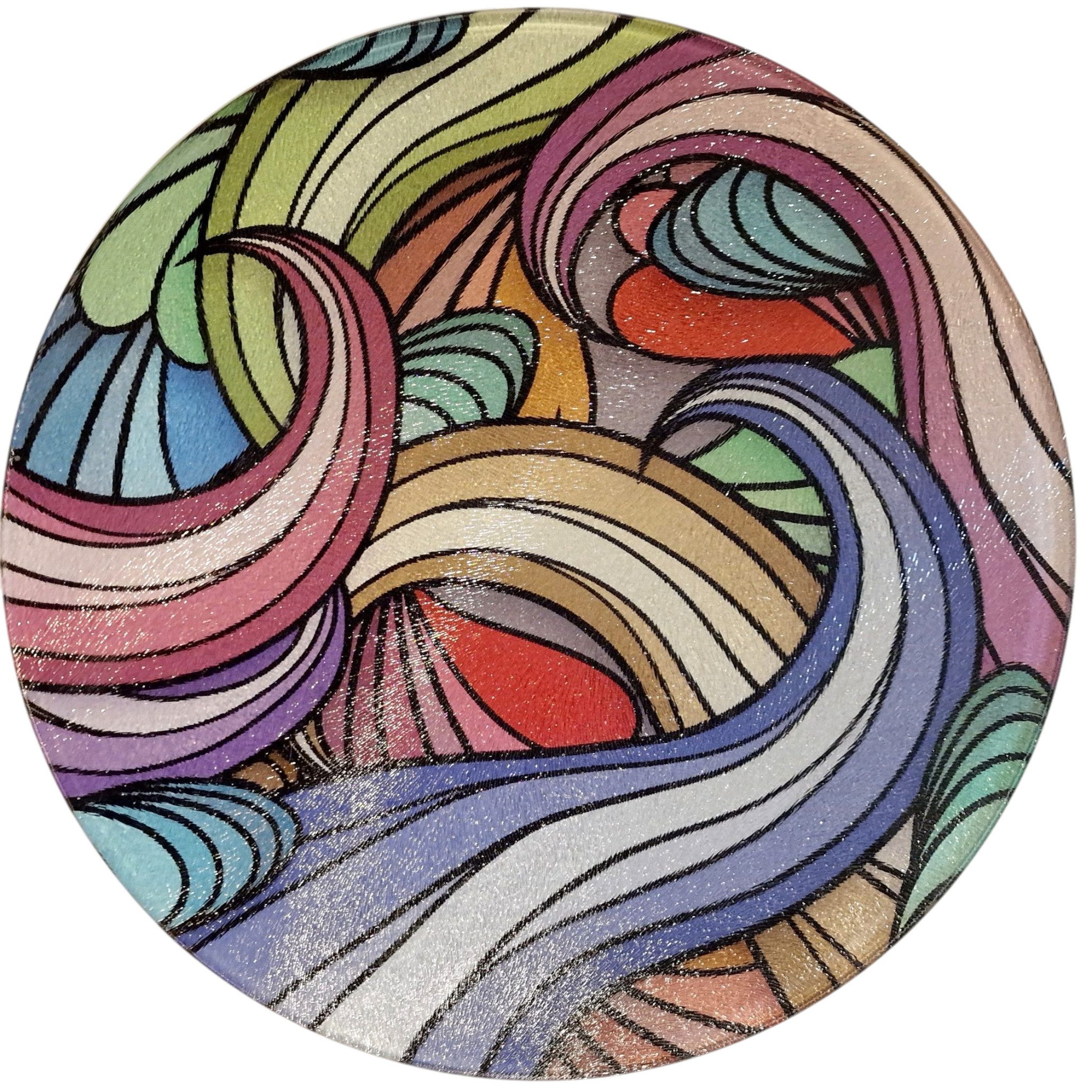 Grindstore Schneidebrett Fantasy Scheidbrett Ornamente, Kultiges Scheidbrett